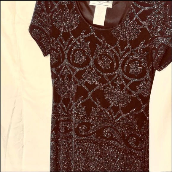 70% OFF Jessica Howard Vintage Sparkling Sexy Navy Blue Semi Formal dress - Picture 8 of 9